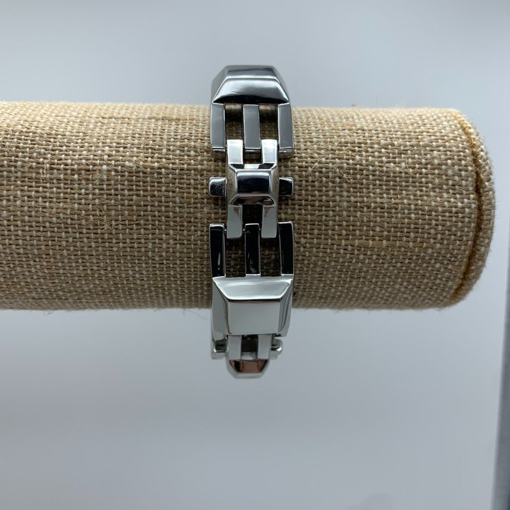 Stella & Dot Luxor Link Silver Bracelet